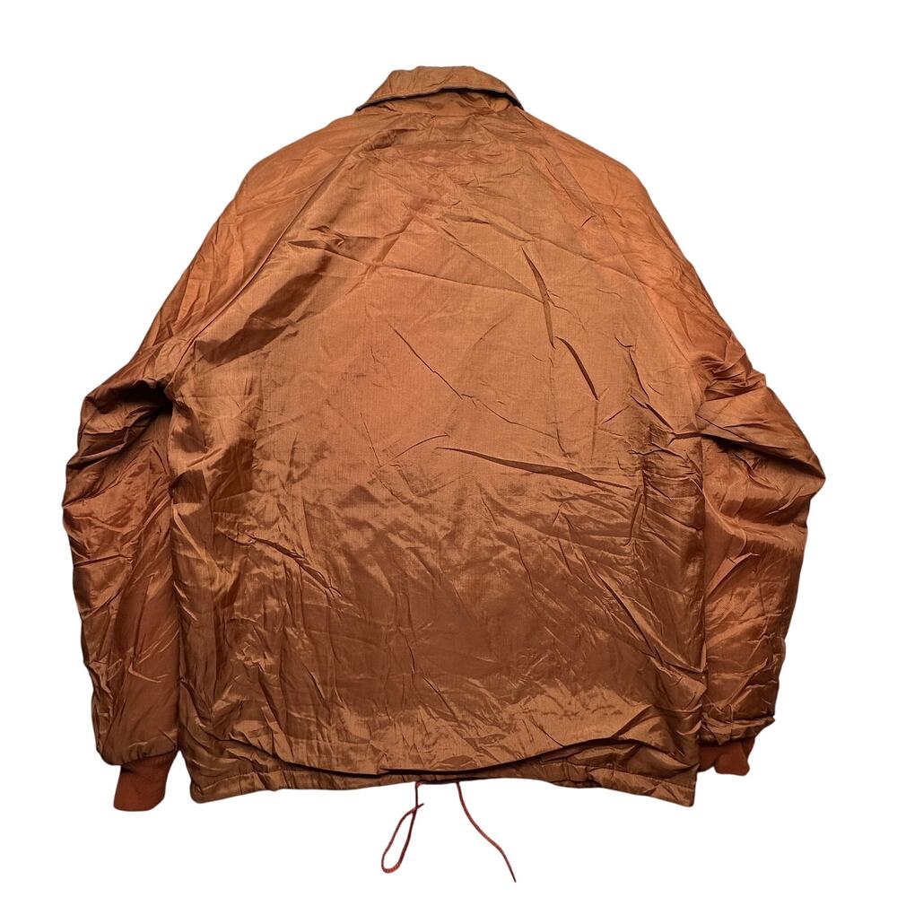 Vintage 70s 80s Swingster asgrow Coach Snap Button Lined Jacket Mens Large Brown - Picture 2 of 13